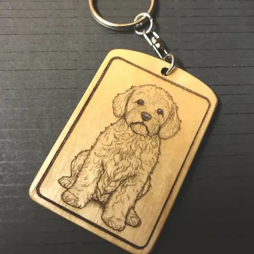 Cockapoo Keyring