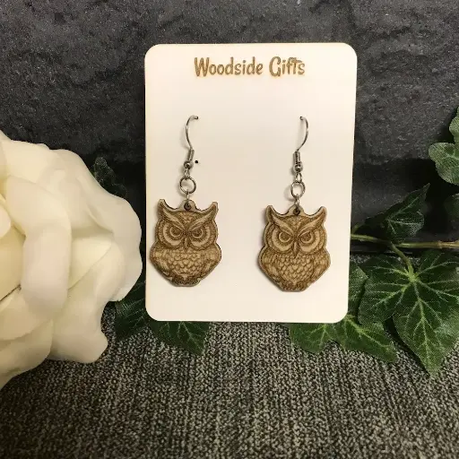 Little Owl - Dangly Earrings