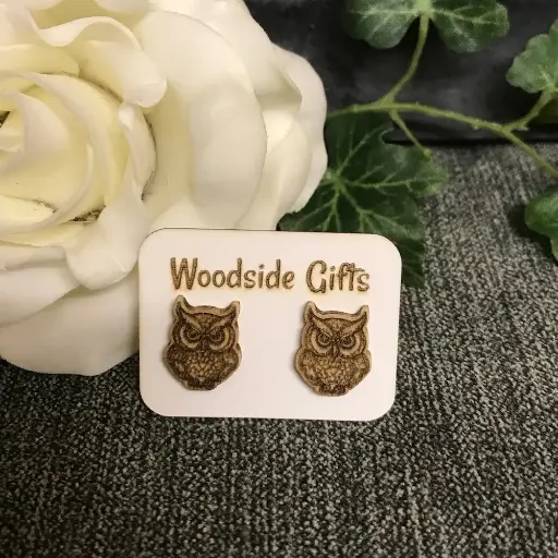 Little Owl - Stud Earrings