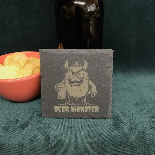 Beer Monster - Slate Coaster 