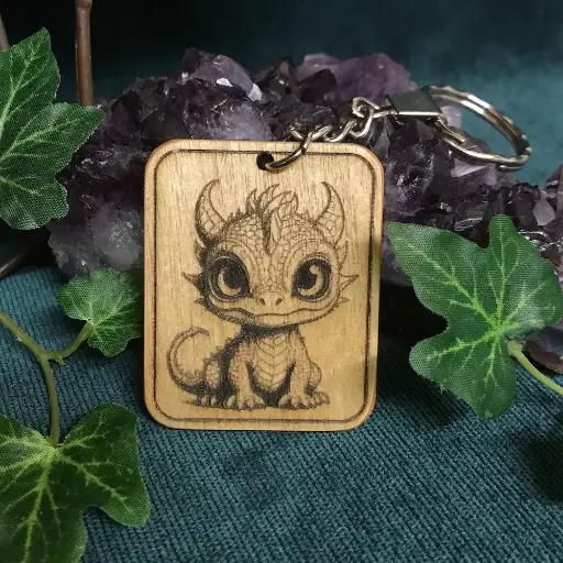 Cute Dragon Keyring 02